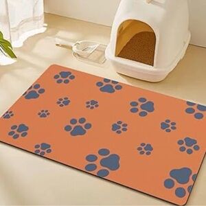 18” * 30” Absorbent Pet Mat for Food and Water - Non Slip Easy Clean